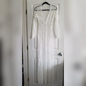 Maternity Dress Sexy Off Shoulder Gown Dress Women